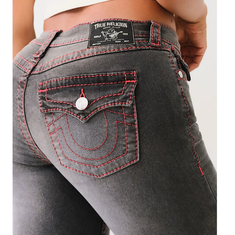TRUE RELIGION JENNIE BIG T SKINNY JEAN SZ 27 - BNWT